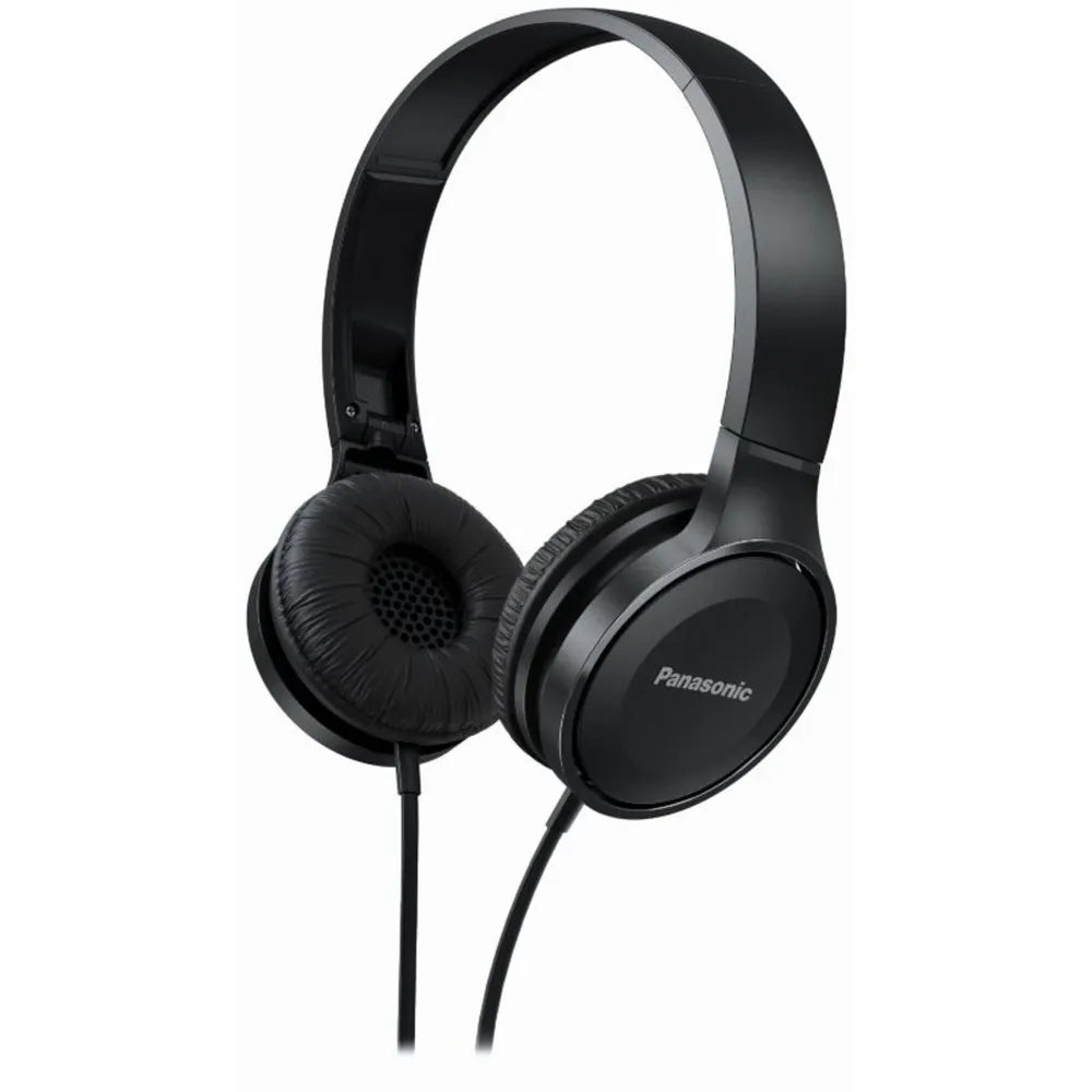 Panasonic RP-HF100ME-K On-Ear Headphones, black