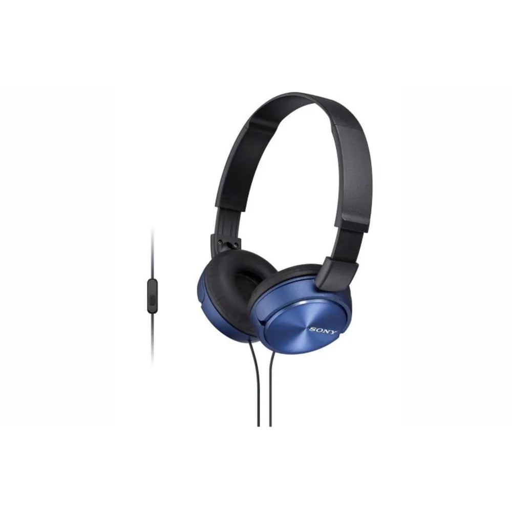 Sony MDR-ZX310APL On-Ear Headphones, blue