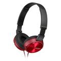 Sony MDR-ZX310APR On-Ear Headphones, red