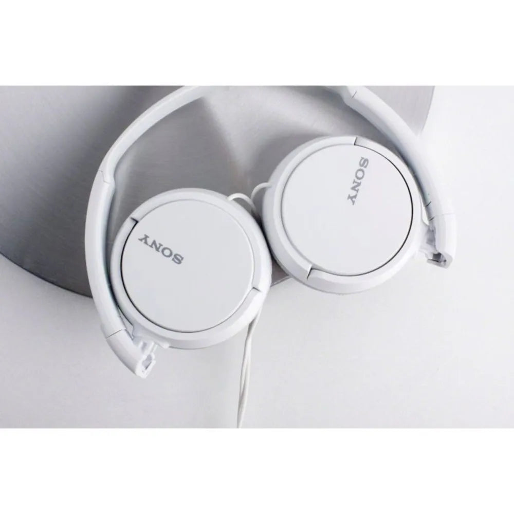 Sony MDR-ZX110APW On-Ear Headphones, white