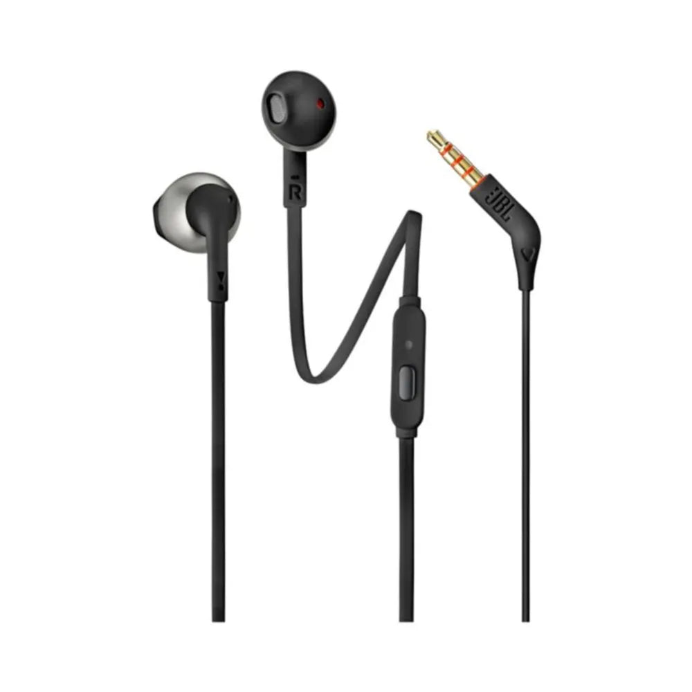 JBL T205 Black - In Ear-Headphones with Microphone