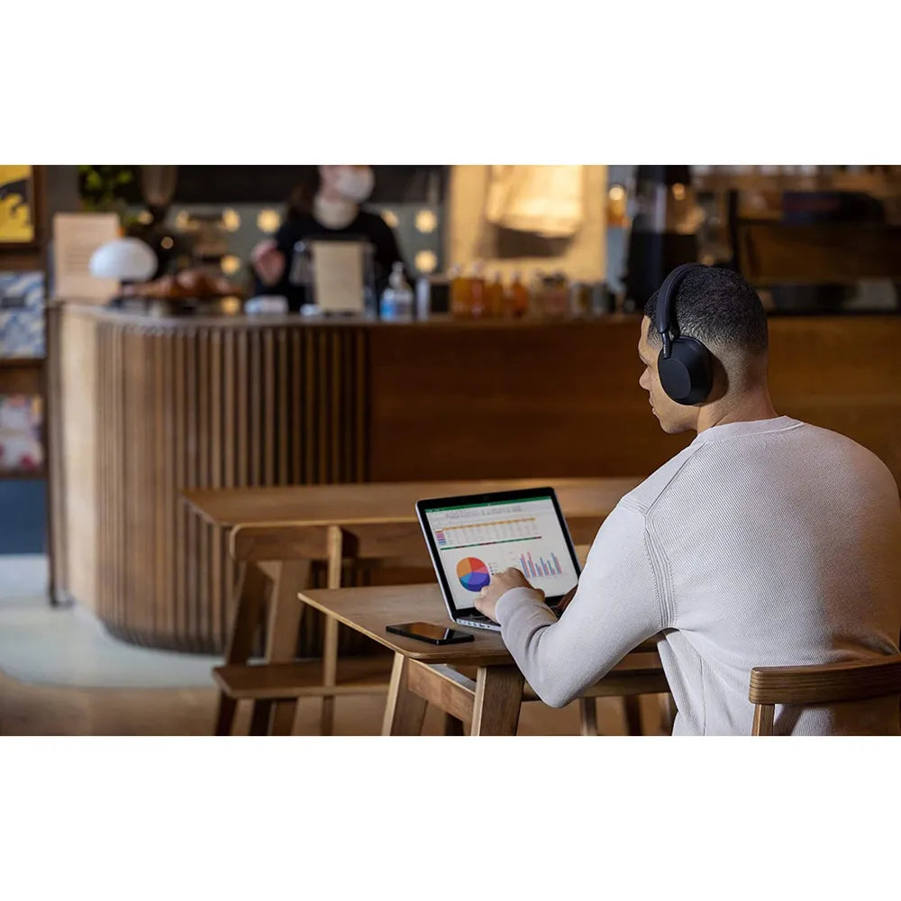 Sony WH-1000XM5 Black Over Ear Headphones with Noise Cancelling and Bluetooth