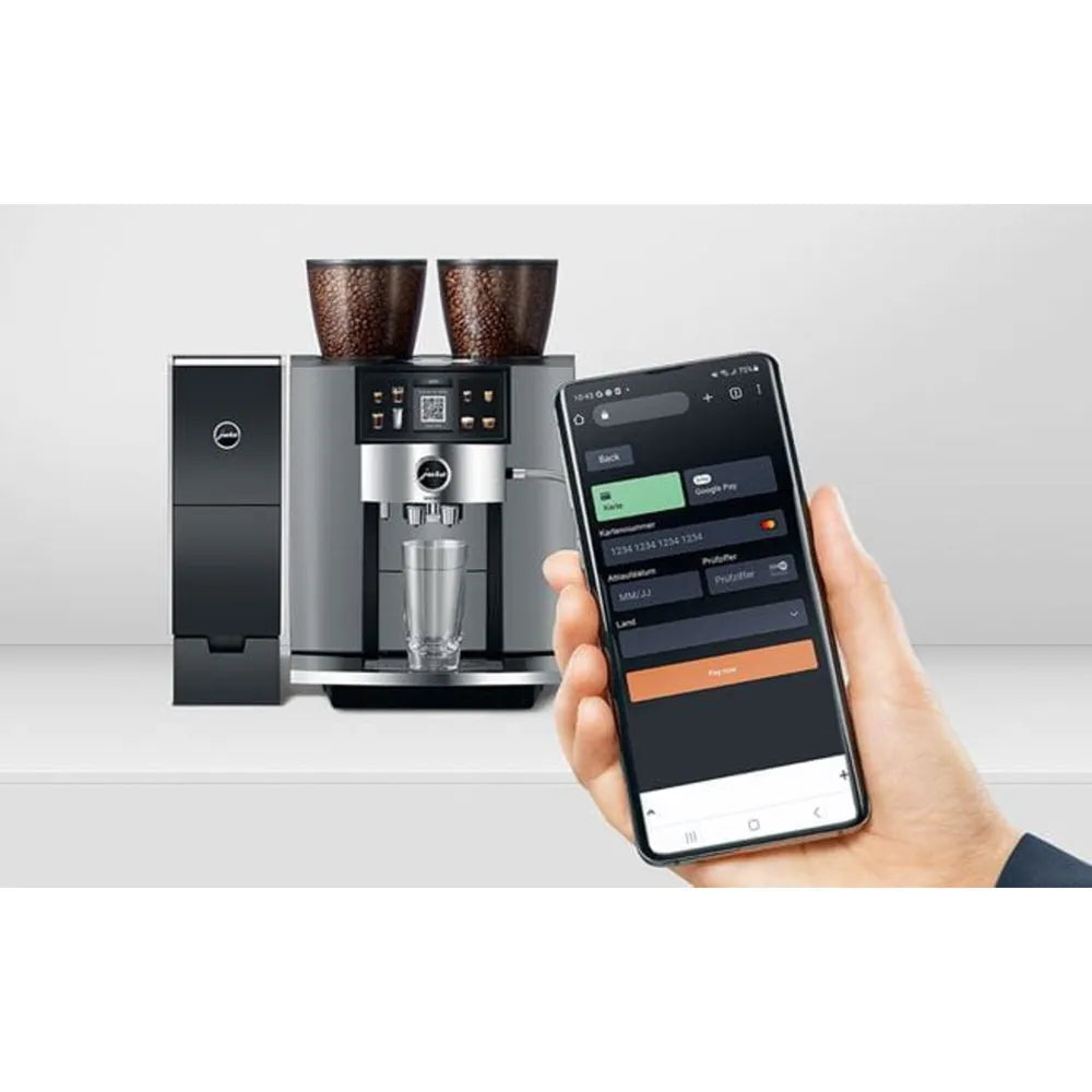 JURA Gastro GIGA W10 (EA) Diamond Silver Professional Vollautomat diamond silver