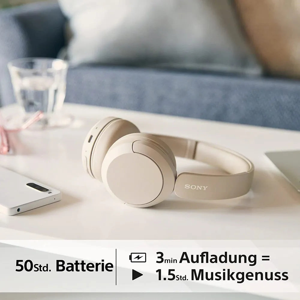 Sony WH-CH520 gelb Over Ear Headphones with Bluetooth