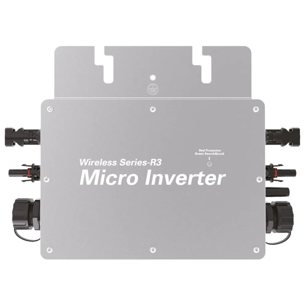 Hyrican Balkonkraftwerk, 600W SmartMini-Wechselrichter, 2x Solarpanel 300W