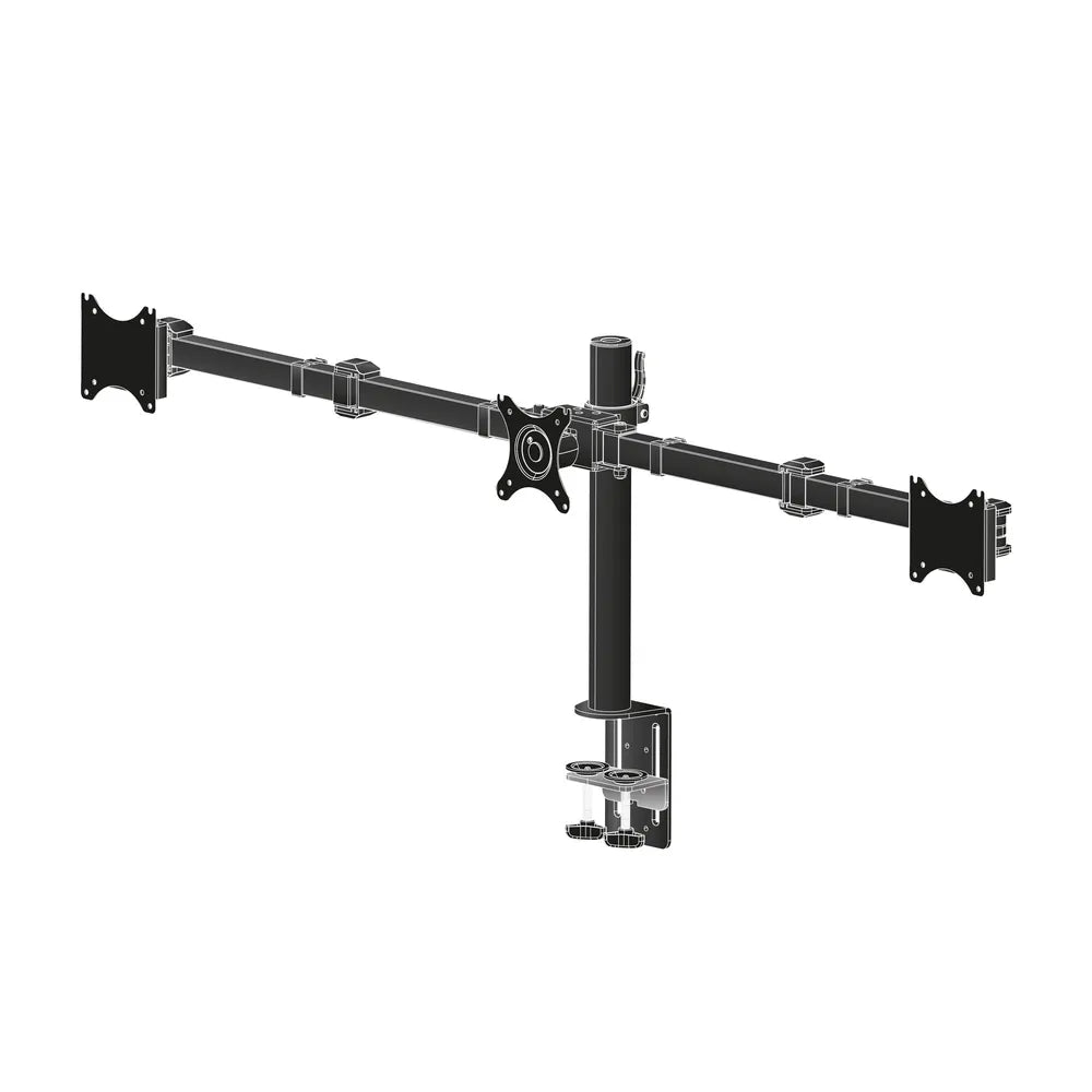 iiyama DS1003C-B1 Monitorhalterung for drei Displays bis 27 inch