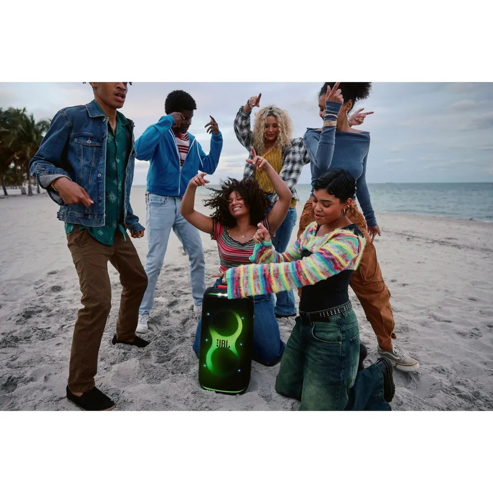 JBL PartyBox Club 120 Bluetooth-Speaker black with Battery and Lichteffekten white