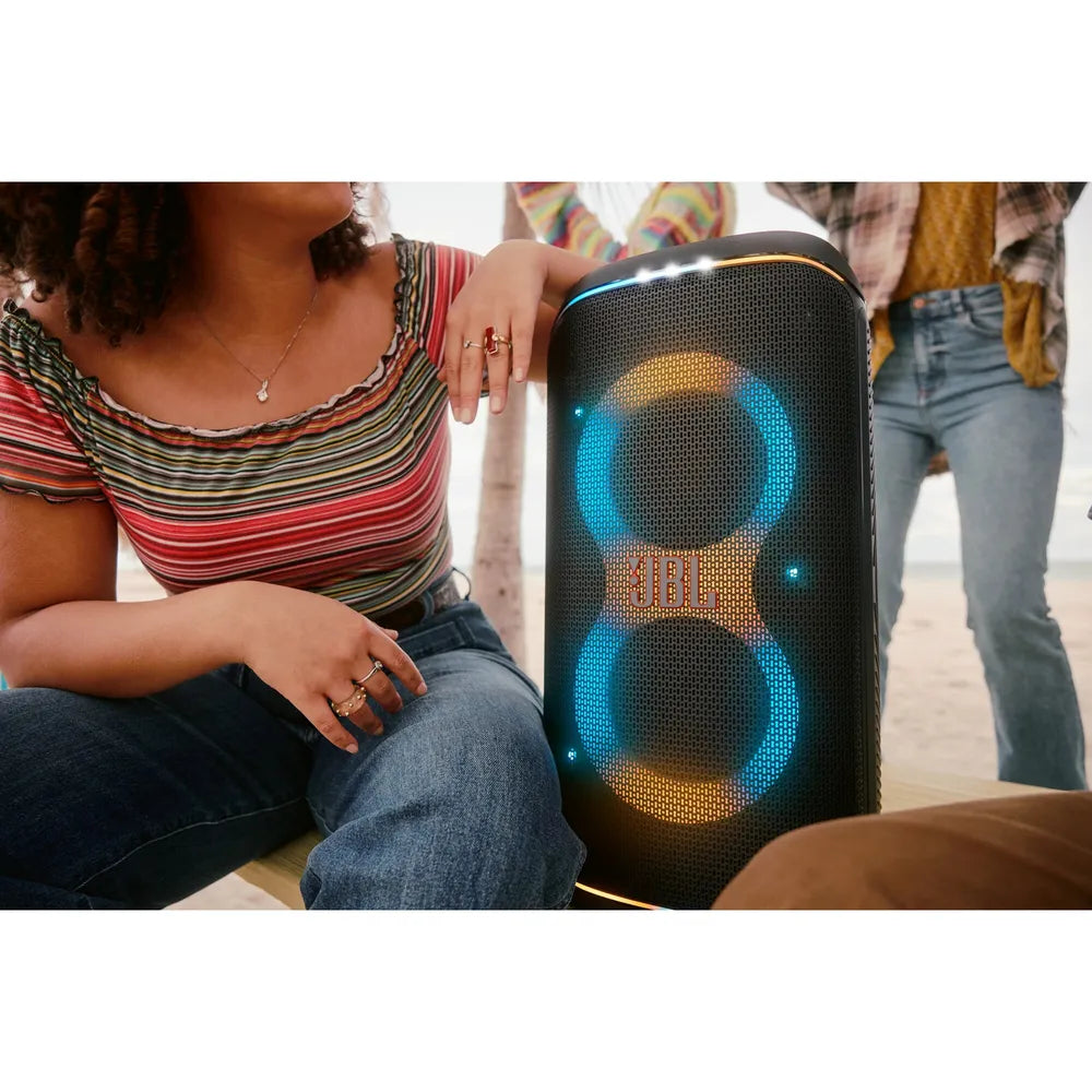 JBL PartyBox Club 120 Bluetooth-Speaker black with Battery and Lichteffekten white