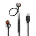 JBL Tune 310C, In-Ear Wired USB-C Headphone with High Resolution, Black