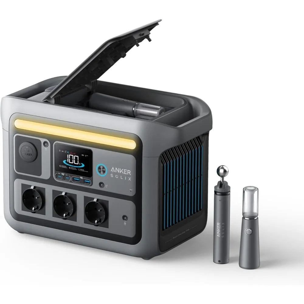 Anker SOLIX C800X - Portable Power Station 768 Wh 1200 W (0% VAT. gem. § 12 Abs. 3 VAT law)