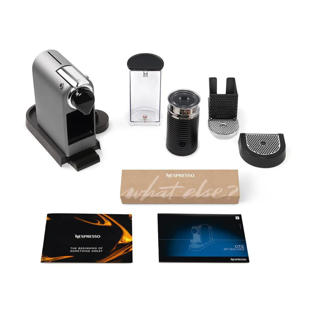 Nespresso Coffee Capsule Machine Krups XN761B CitiZ & Milk Silver