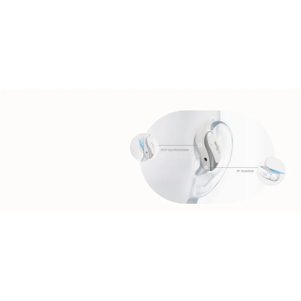 Shokz OpenFit Air True-Wireless Open-Ear-Headphones White