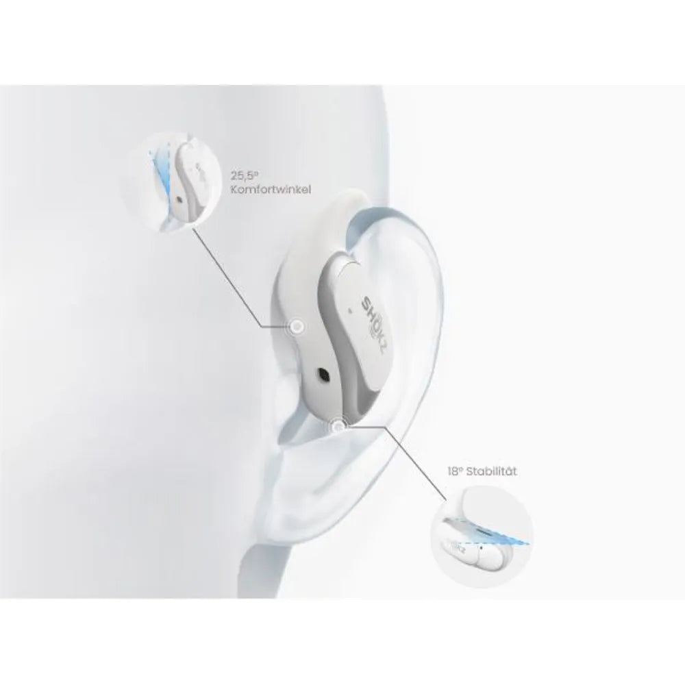 Shokz OpenFit Air True-Wireless Open-Ear-Headphones White