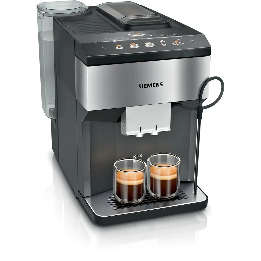 Siemens TP516DX3 EQ.500 classic connect Automatic Coffee Machine edelstahl / black