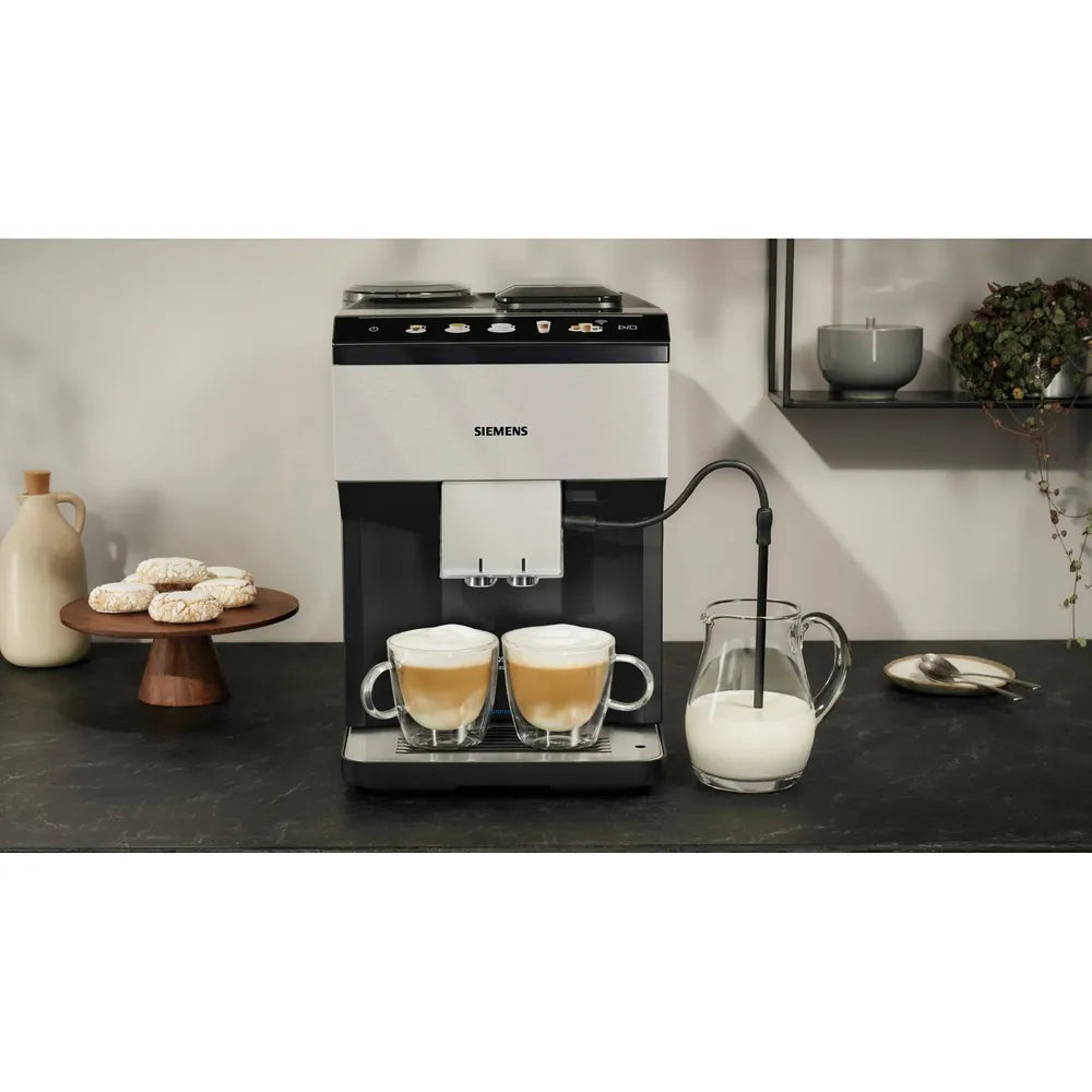 Siemens TP516DX3 EQ.500 classic connect Automatic Coffee Machine edelstahl / black