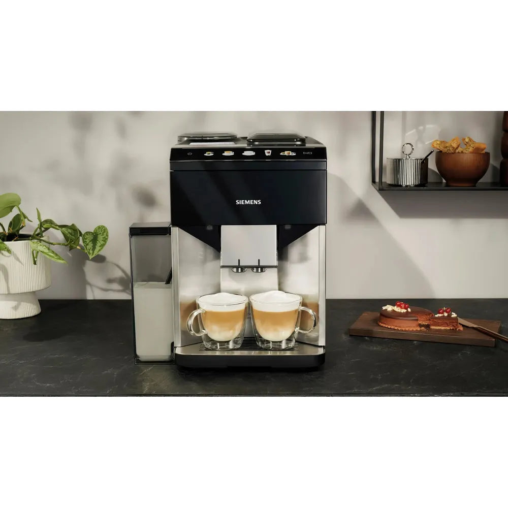 Siemens TQ517D03 EQ.500 integral Automatic Coffee Machine edelstahl / black