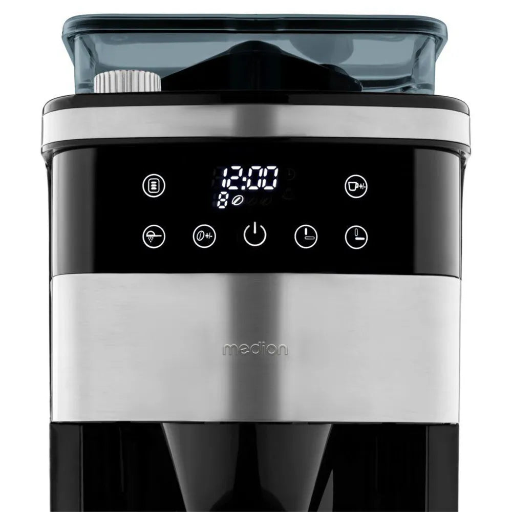 Medion MD 19911 Coffee Machine with Mahlwerk edelstahl