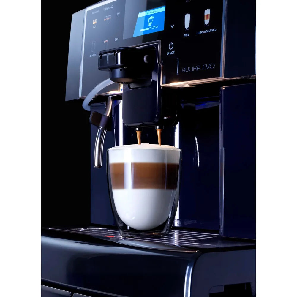 Saeco 10005374 Aulika Evo Top High Speed Capuccino Automatic Coffee Machine