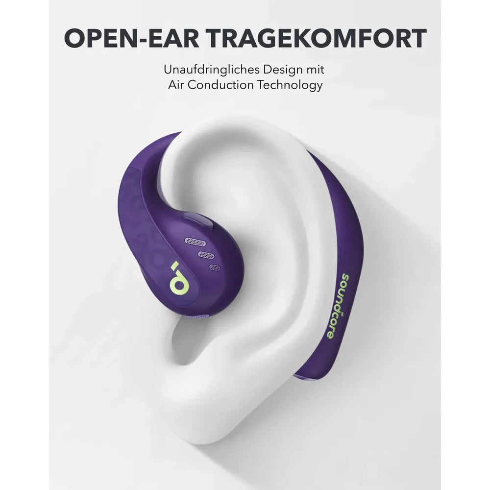 soandcore AeroFit Pro Bluetooth-Headphones purple