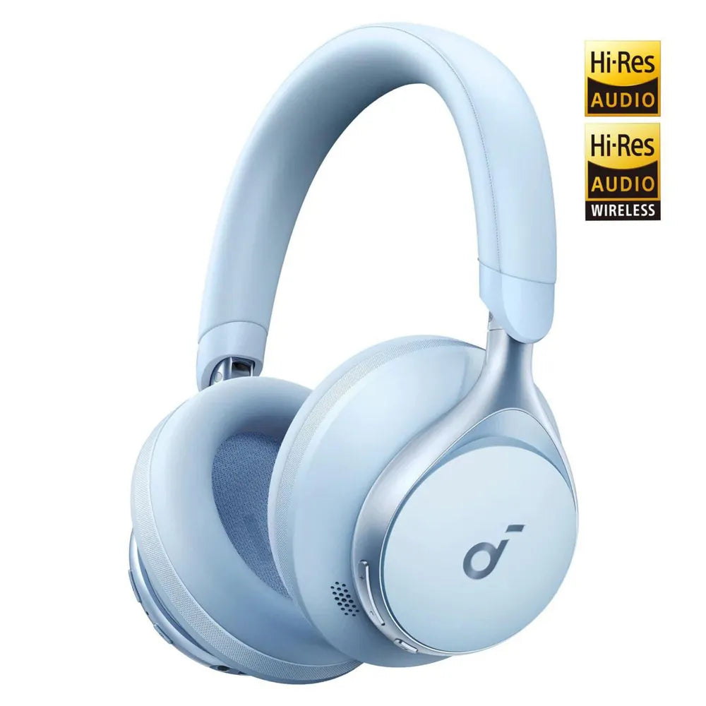 soandcore Space One True-Wireless Over-Ear Bluetooth-Headphones blue