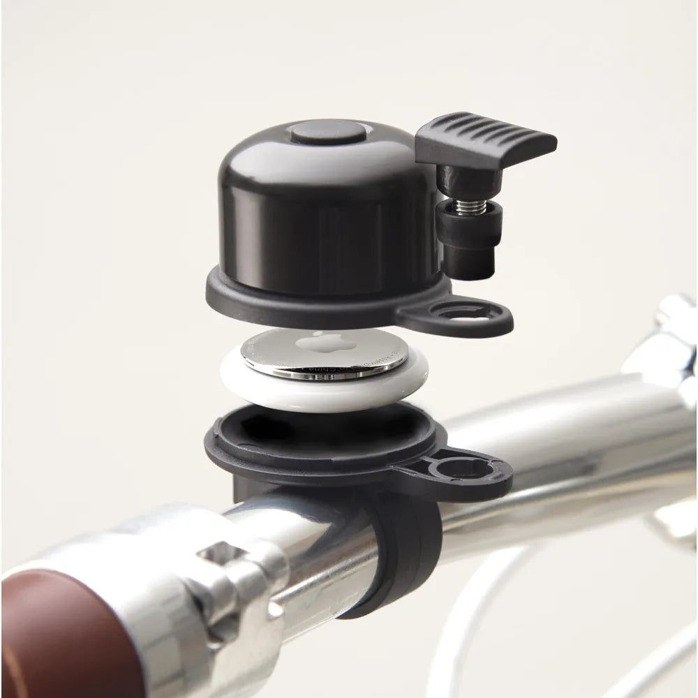 AirBell Fahrradklingel, 31,8 mm + Apple AirTag 4er-Pack
