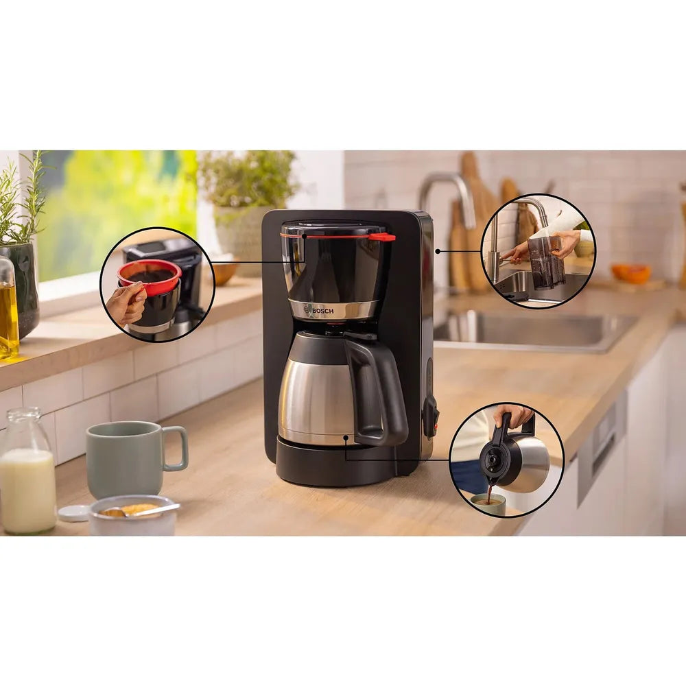 BoschTKA5M253 Thermo Kaffee Maschine black
