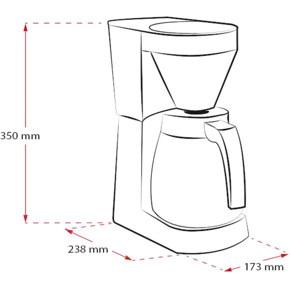 Melitta Easy Therm 1023-06 Coffee Machine black