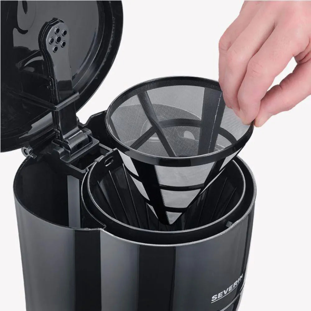 Severin KA 4320 Filter Coffee Machine black Glaskanne