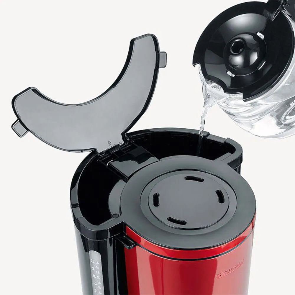 Severin KA 4817 Filter Coffee Machine red/black Glaskanne