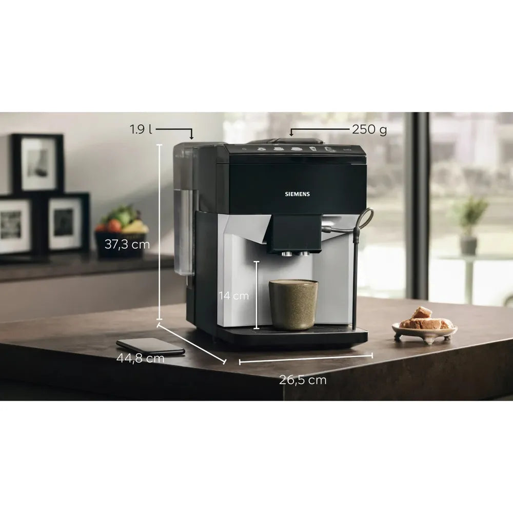 Siemens TP505D01 EQ.500 classic Automatic Coffee Machine black/silver