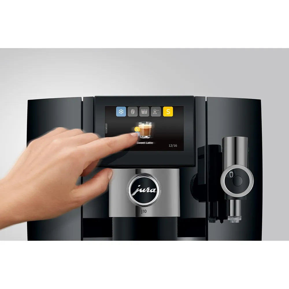 JURA J10 Piano Black (EA) Automatic Coffee Machine