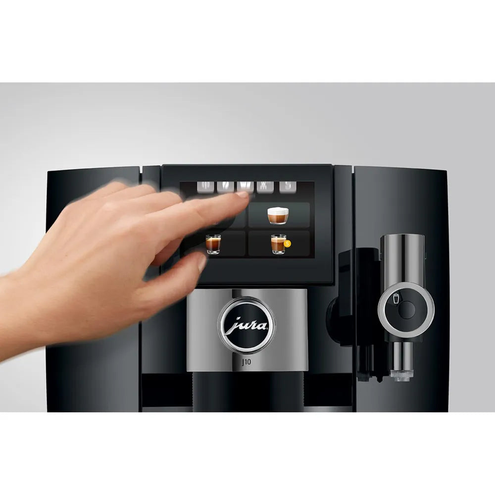 JURA J10 Piano Black (EA) Automatic Coffee Machine