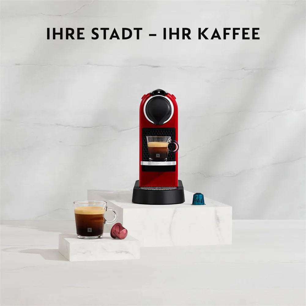 Nespresso Coffee Capsule Machine Krups XN7615 New CitiZ & Milk Red