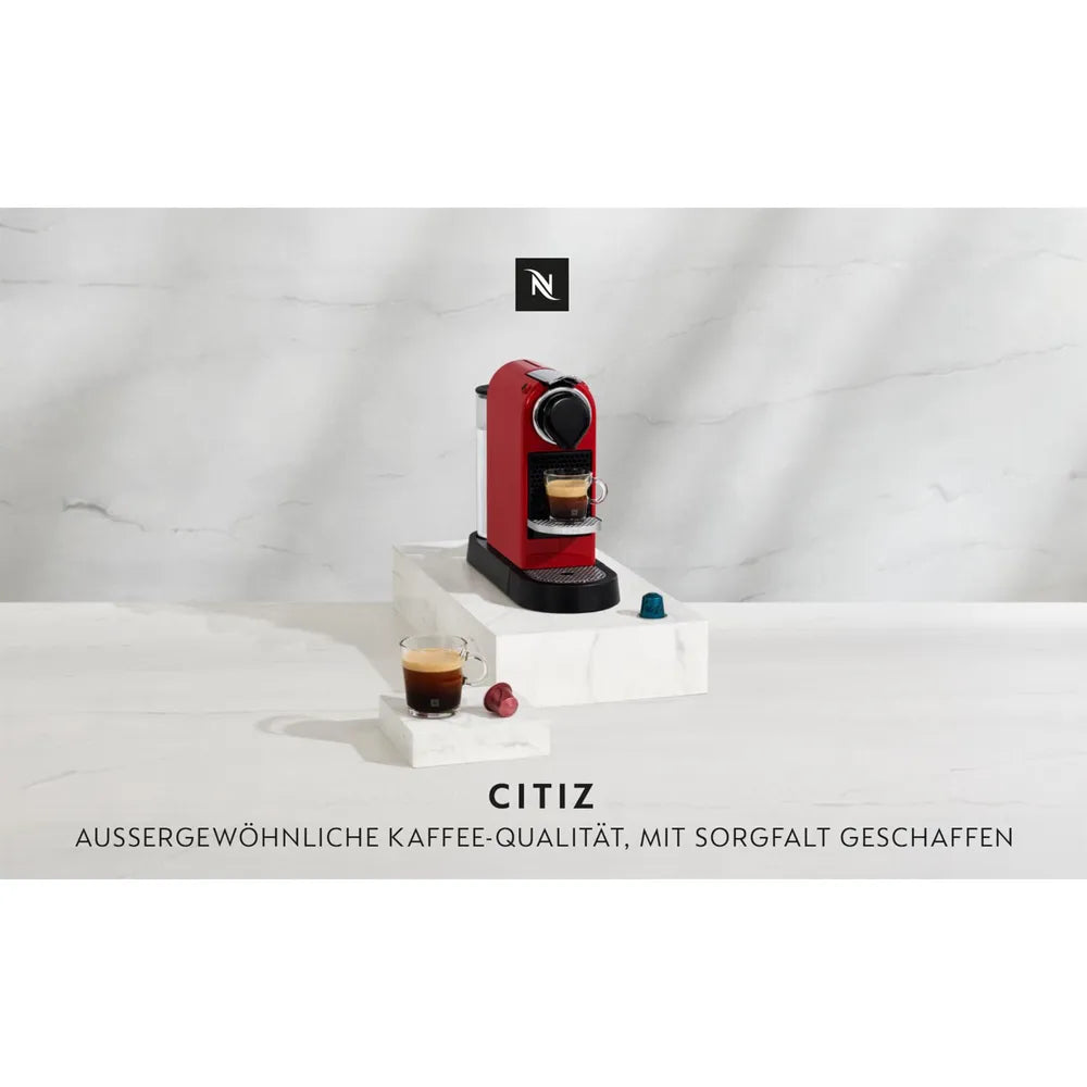 Nespresso Coffee Capsule Machine Krups XN7615 New CitiZ & Milk Red