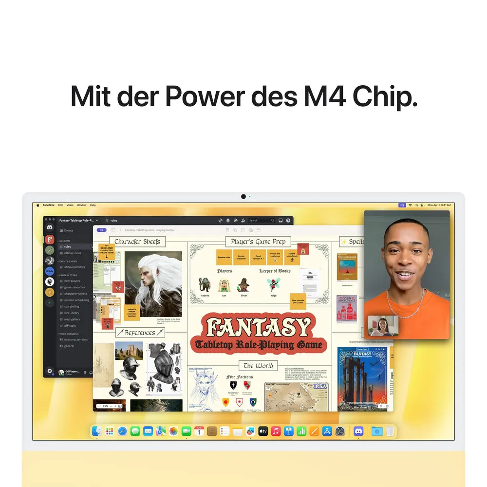 Apple iMac 24" Retina 4,5K 2024 M4/24/1TB 8C GPU Yellow BTO