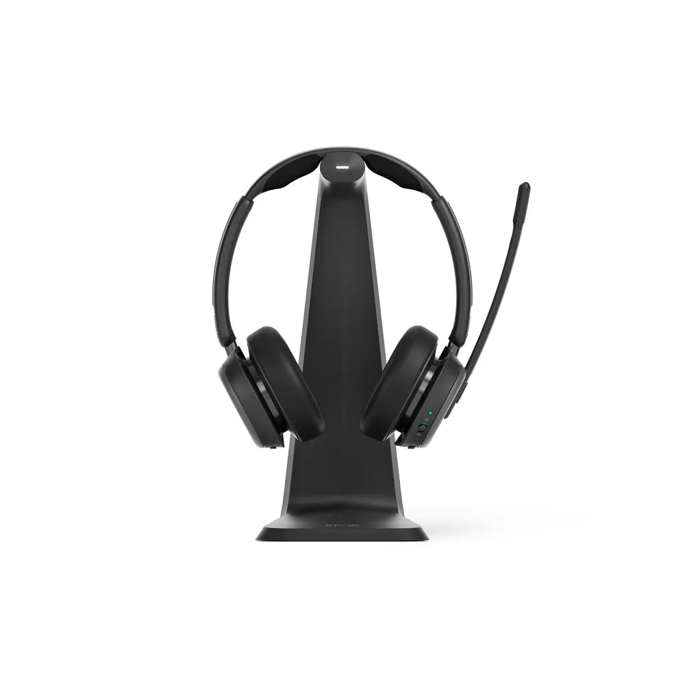 EPOS IMPACT 1061T ANC Stereo-Headset - MS-Teams-Version, Bluetooth (BTD 800a Adapter), BrainAdapt™-Technology, EPOS AI™, Adaptives Active Noise-Cancelling, incl.. Ladestation