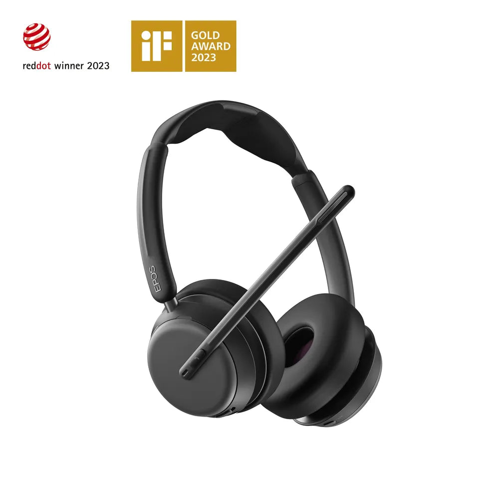 EPOS IMPACT 1060 ANC Stereo-Headset - UC-Version, Bluetooth (BTD 800a Adapter), BrainAdapt™-Technology, EPOS AI™, Adaptives Active Noise-Cancelling, without Ladestation