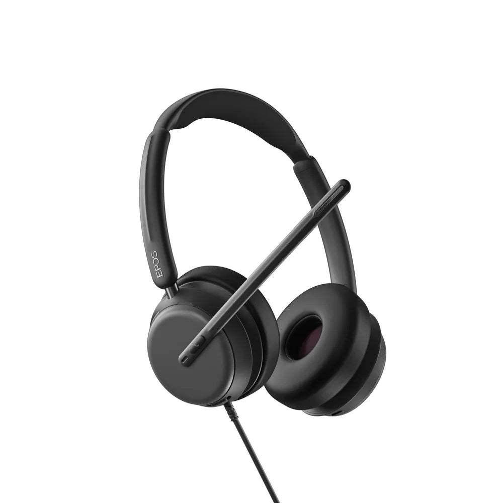 EPOS IMPACT 860 ANC Stereo-Headset - UC-Version, USB-C/-A, BrainAdapt™-Technology, EPOS AI™, Adaptives Active Noise-Cancelling