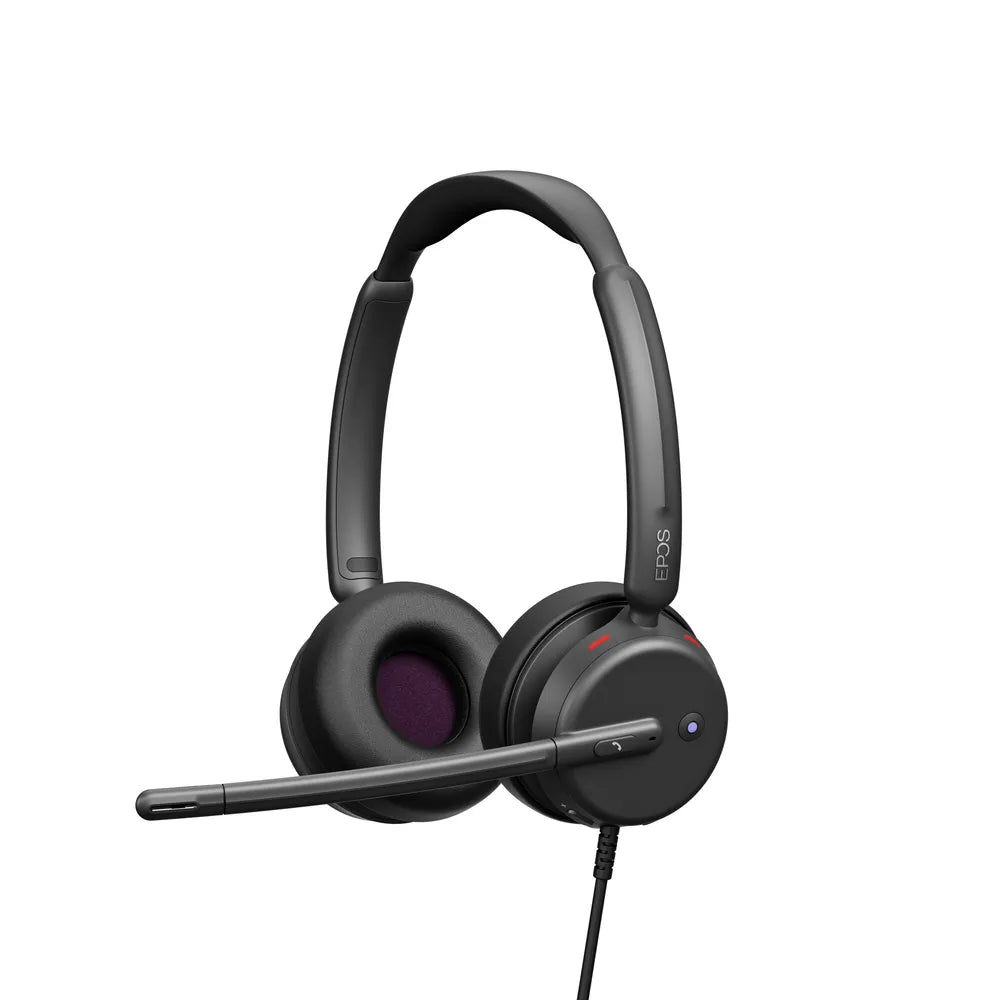 EPOS IMPACT 460T Stereo-Headset - MS-Teams-Version, USB-C/-A, EPOS ActiveGard®-Technology, Einseitiges Busylight, Lift-to-Mute Function, Stummschalt-LED am Microphone