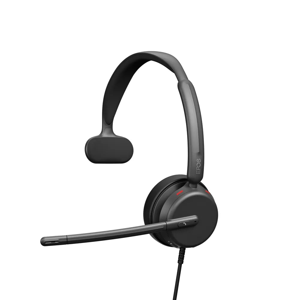 EPOS IMPACT 430 Mono-Headset - UC-Version, USB-C/-A, EPOS ActiveGard®-Technology, Einseitiges Busylight, Lift-to-Mute Function, Stummschalt-LED am Microphone