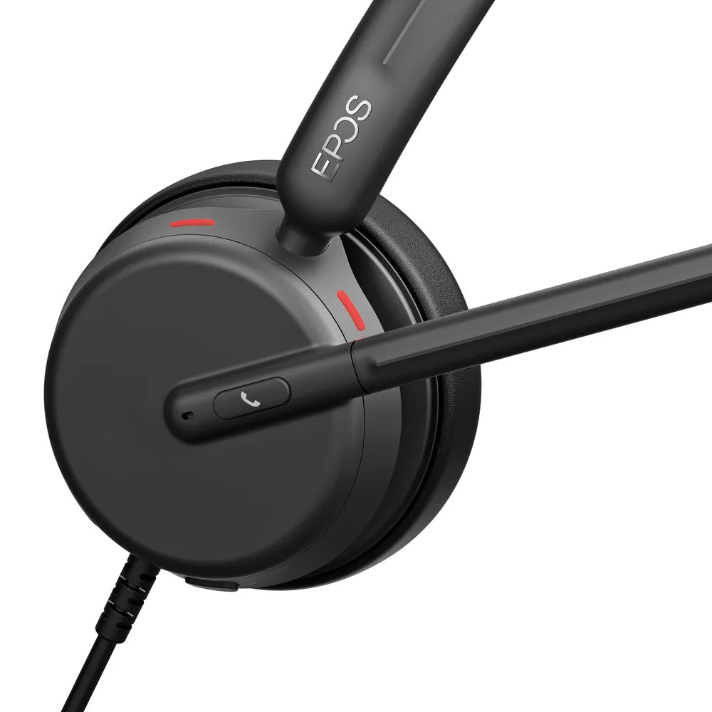 EPOS IMPACT 430 Mono-Headset - UC-Version, USB-C/-A, EPOS ActiveGard®-Technology, Einseitiges Busylight, Lift-to-Mute Function, Stummschalt-LED am Microphone
