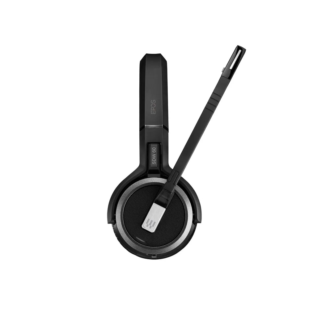 EPOS IMPACT SDW 5066 Stereo-DECT-Headset - UC-Version, Bluetooth (BTD 800 Adapter), EPOS ActiveGard®-Technology, Triple-Konnektivität, Noice Cancelling, Multi-Connect, incl.. Basisstation
