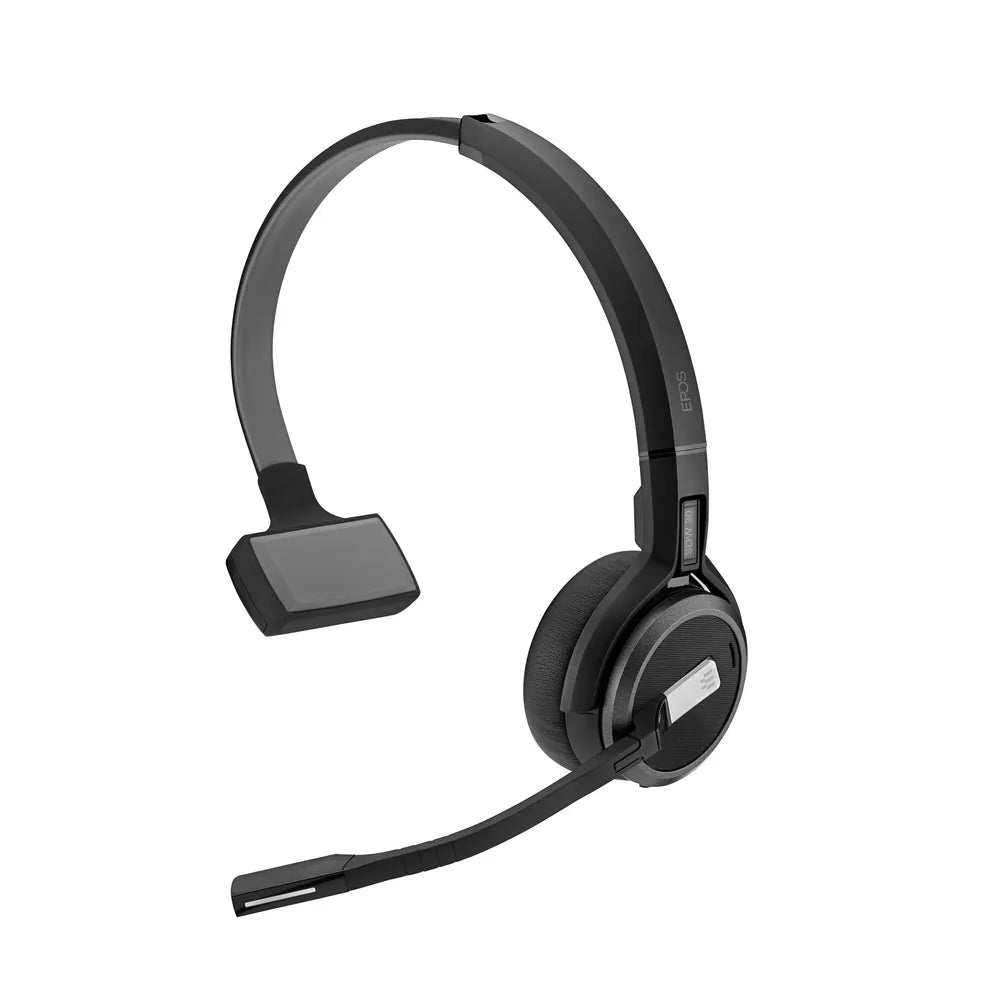 EPOS IMPACT SDW 5036T Mono-DECT-Headset - MS-Teams-Version, Bluetooth (BTD 800 Adapter), EPOS ActiveGard®, Triple-Konnektivität, Noice Cancelling, Multi-Connect, incl.. Basisstation