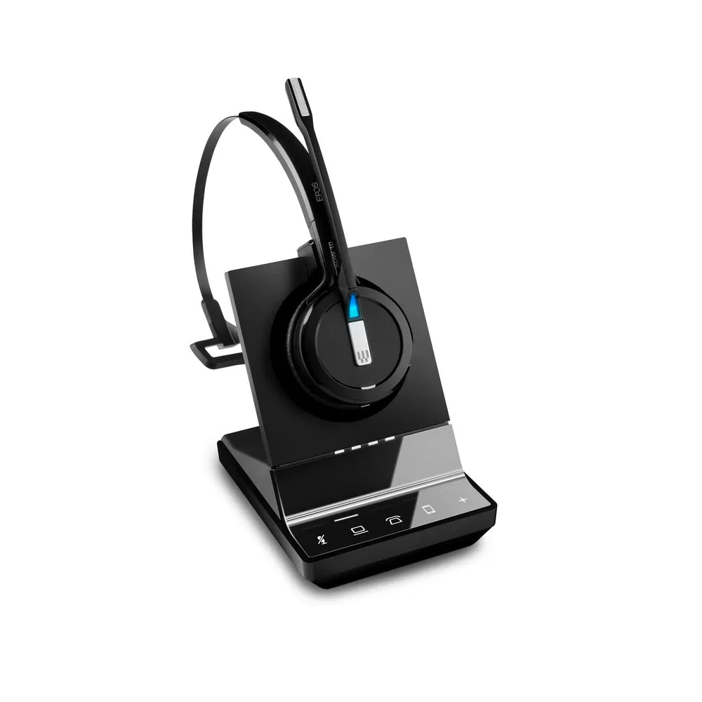 EPOS IMPACT SDW 5016T Mono-DECT-Headset - MS-Teams-Version, Bluetooth (BTD 800 Adapter), EPOS ActiveGard®, Triple-Konnektivität, Noice Cancelling, Multi-Connect, incl.. Basisstation