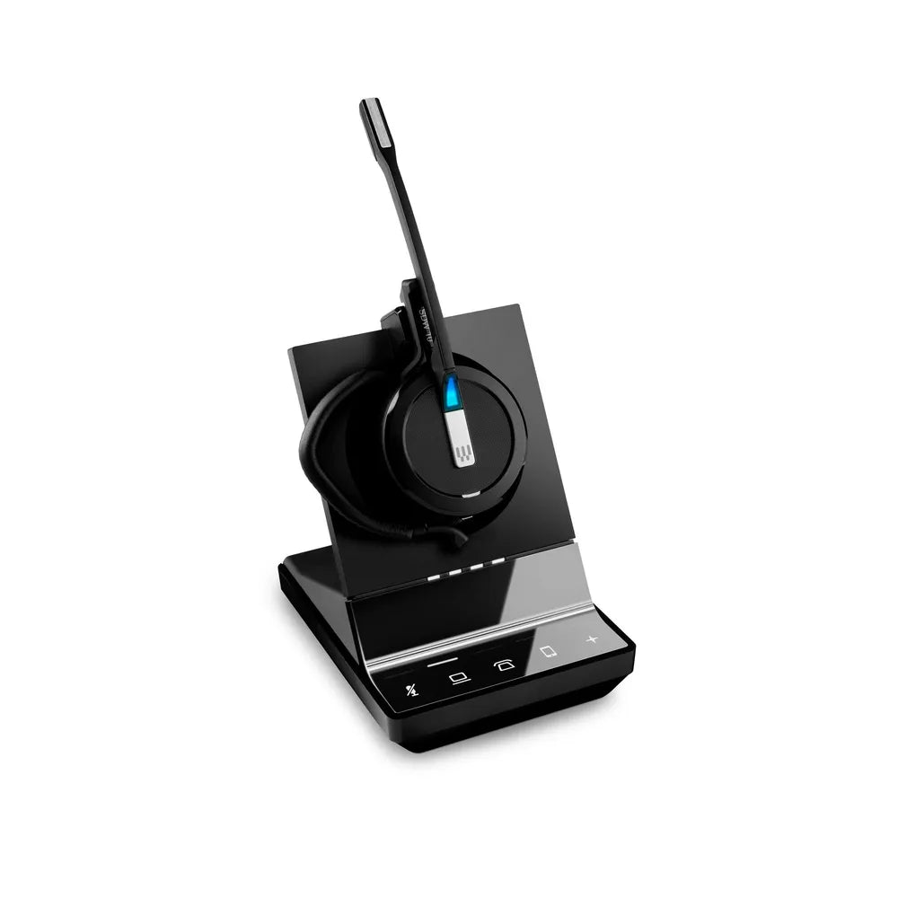 EPOS IMPACT SDW 5016T Mono-DECT-Headset - MS-Teams-Version, Bluetooth (BTD 800 Adapter), EPOS ActiveGard®, Triple-Konnektivität, Noice Cancelling, Multi-Connect, incl.. Basisstation