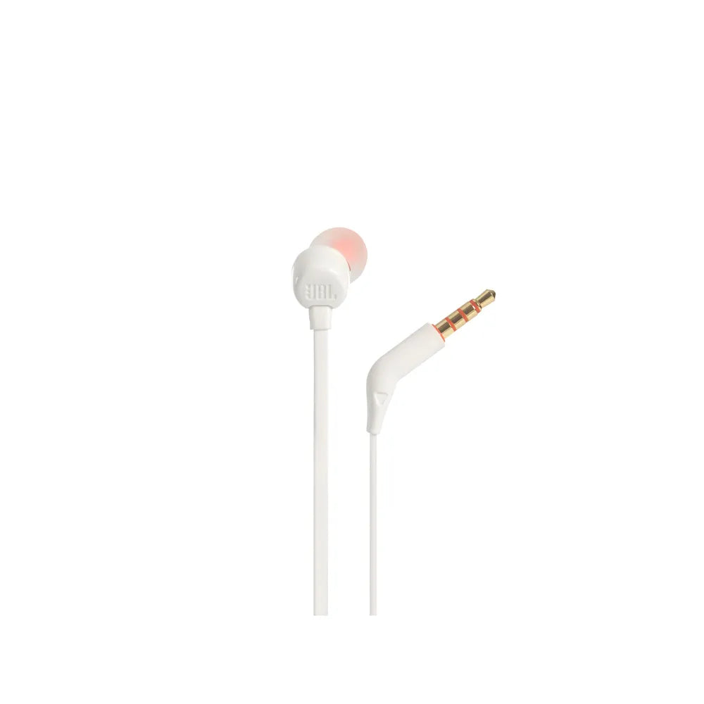 JBL T110 white - In Ear-Headphones with Microphone