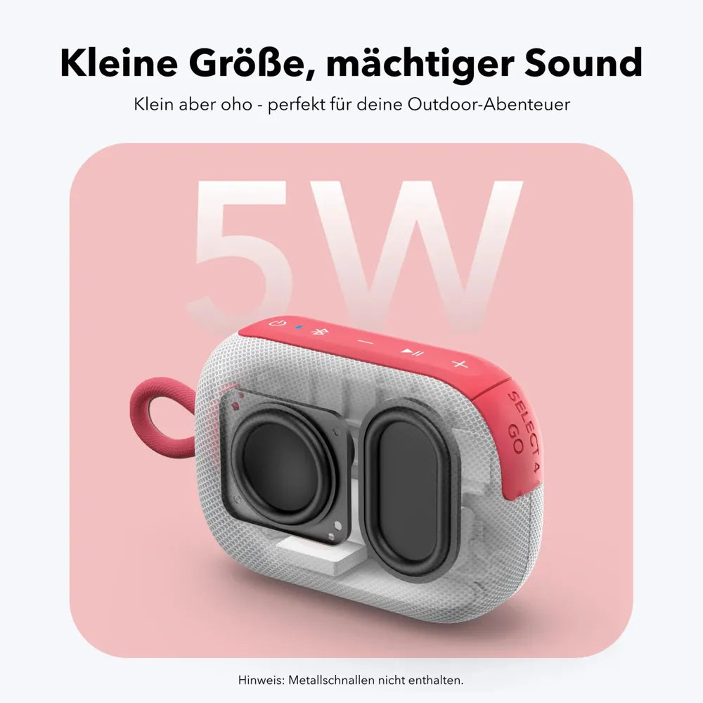 soandcore Select 4 Go red / white Bluetooth-Speaker