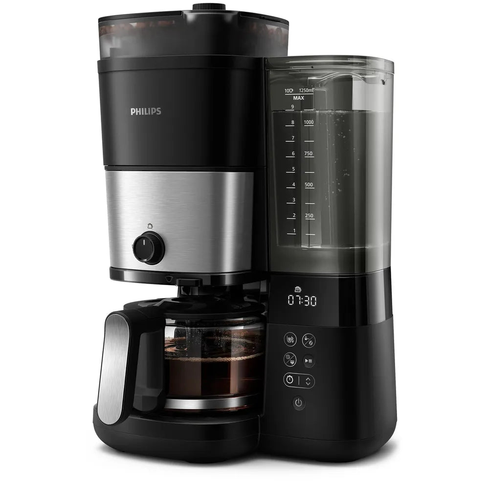 Philips HD7888/01 All-in-1 Brew Coffee Machine with Mahlwerk Black Metall
