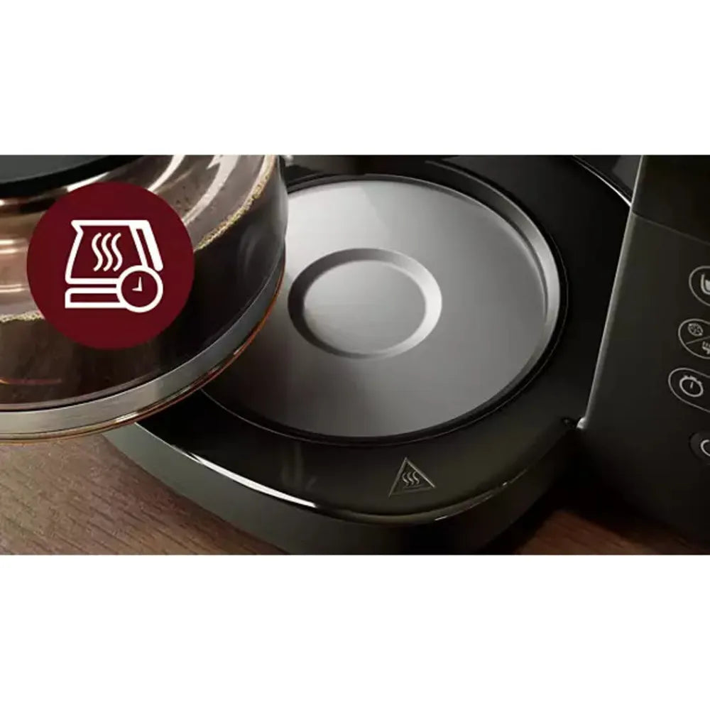 Philips HD7888/01 All-in-1 Brew Coffee Machine with Mahlwerk Black Metall