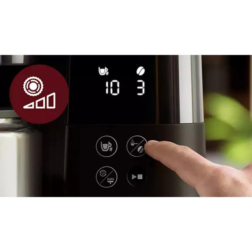 Philips HD7888/01 All-in-1 Brew Coffee Machine with Mahlwerk Black Metall